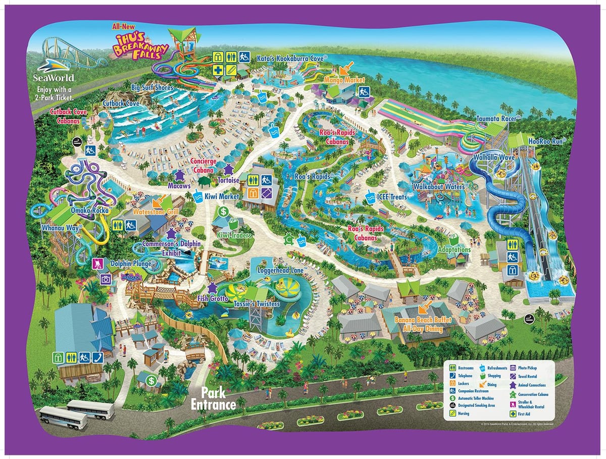 χάρτης της Aquatica, Ορλάντο