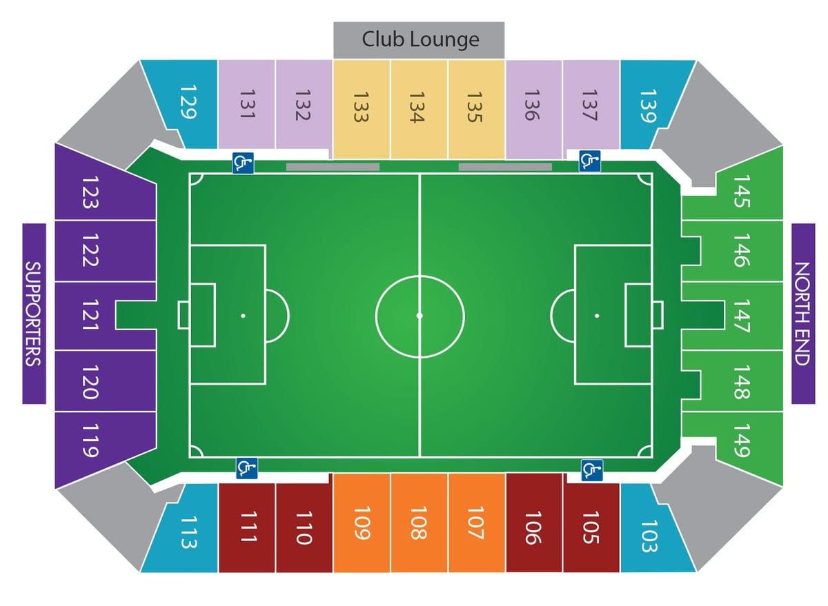 Citrus Bowl καθιστικό χάρτης
