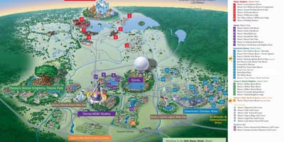 Χάρτης της Disney World