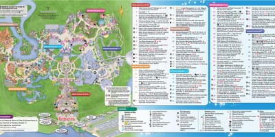 Disney World χάρτης Ορλάντο