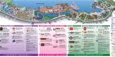 Downtown Disney, Ορλάντο χάρτης