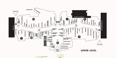 Χάρτης του mall of Millenia
